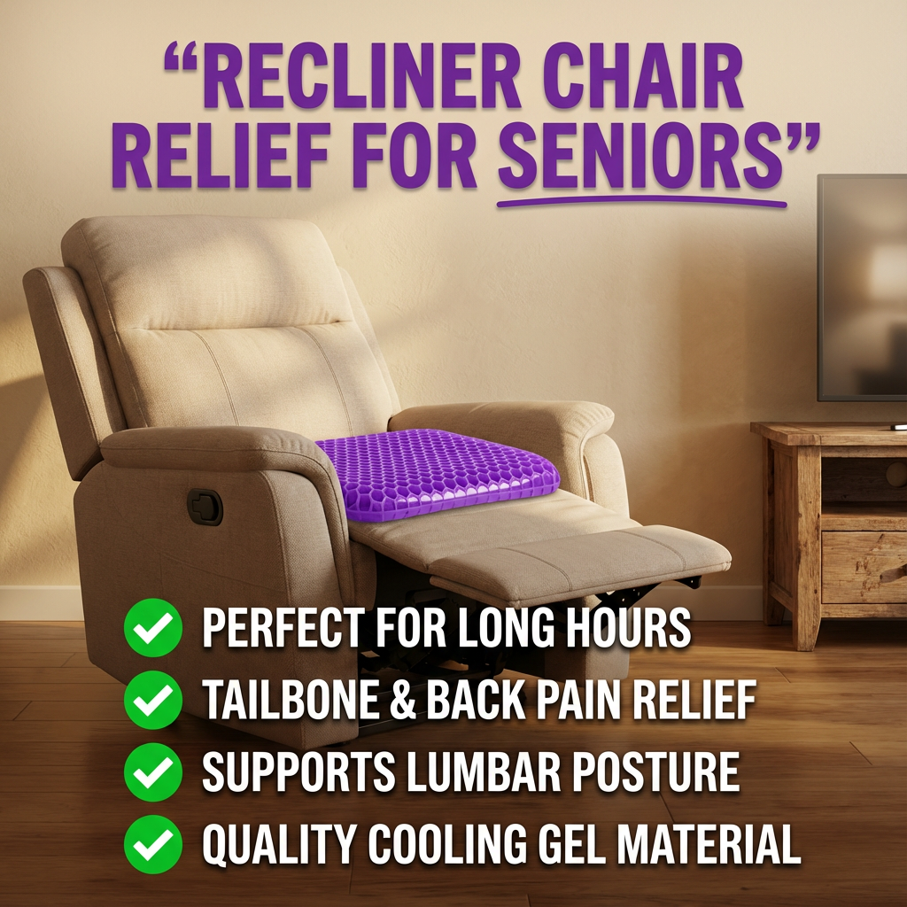 THERMASEAT™ Comfort Gel Cushion - Sit Better. Feel the Difference.