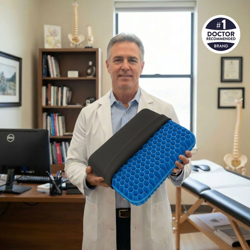 THERMASEAT™ Comfort Gel Cushion - Sit Better. Feel the Difference.